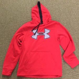 Like new boys Red Under Armour Sweatshirt